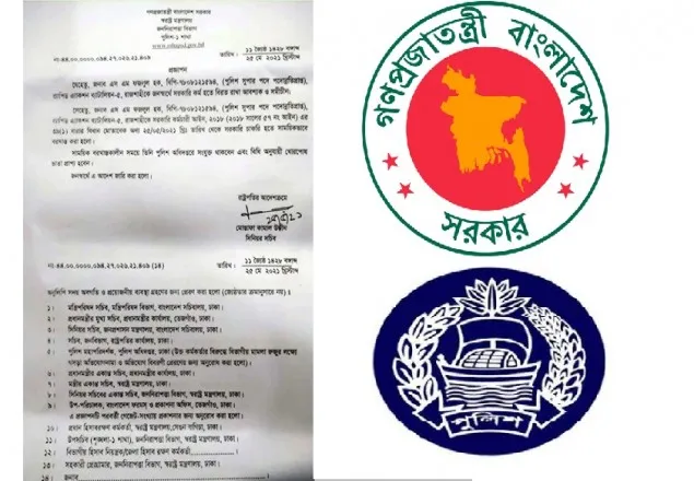 পুলিশের দুই ঊর্ধ্বতন কর্মকর্তা বরখাস্ত