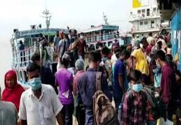 বাংলাবাজার-শিমুলিয়া রুটে লঞ্চ চলাচল বন্ধ