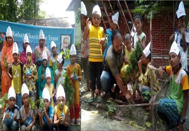 রাহাত চ্যারিটেবল ট্রাস্ট পাথরঘাটার উদ্যোগে পরিষ্কার-পরিচ্ছন্নতা ও বৃক্ষরোপণ কার্যক্রম