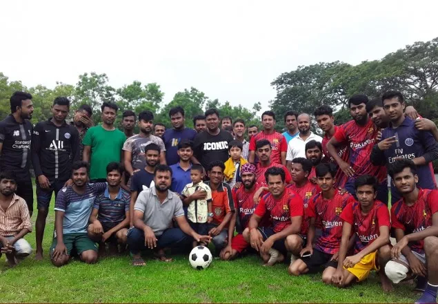 মাগুরার শ্রীপুরে প্রীতি ফুটবল ম্যাচ অনুষ্ঠিত