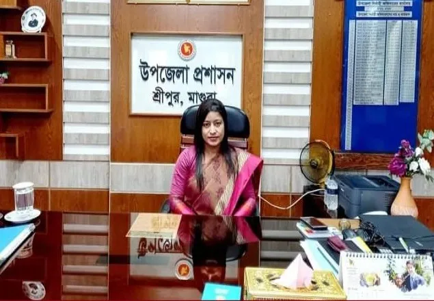 মাগুরার শ্রীপুরে নবাগত ইউএনও’র যোগদান
