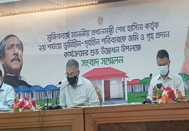 বিনামূল্যে আরও ৫৩৩৪০ পরিবার পাচ্ছে জমিসহ ঘর