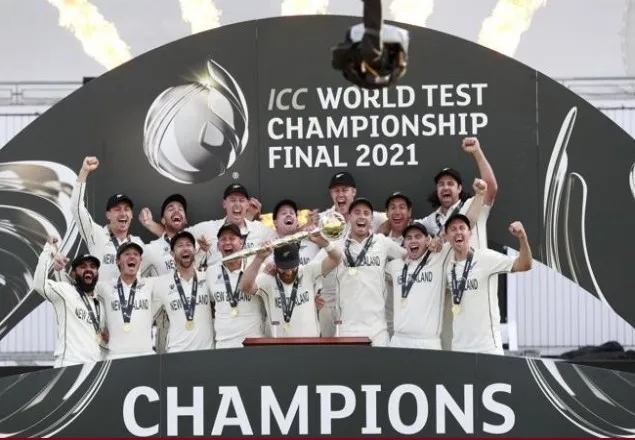 ভারতকে হারিয়ে টেস্টে বিশ্ব চ্যাম্পিয়ন নিউজিল্যান্ড