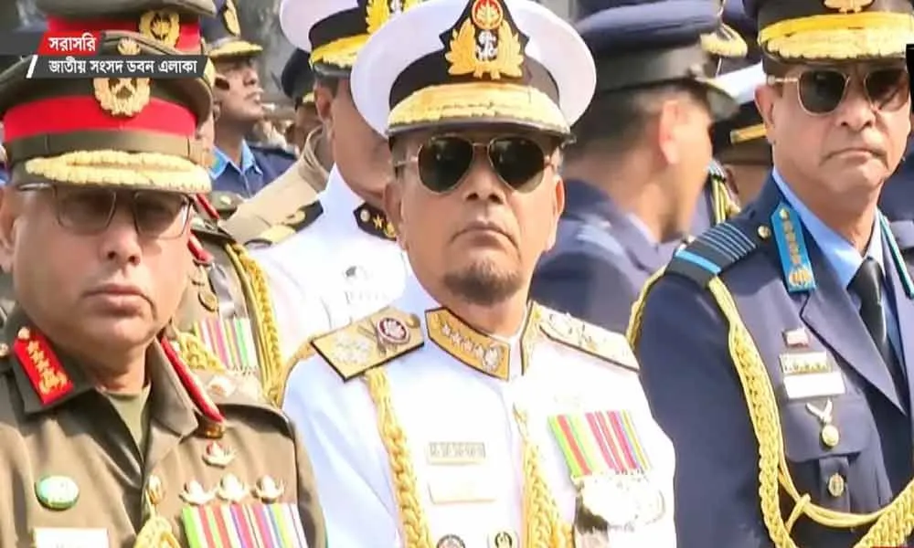 খালেদা জিয়ার জানাজায় তিন বাহিনী প্রধান