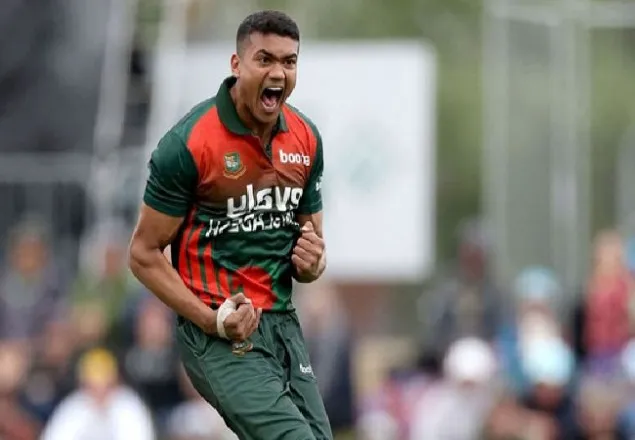 সেঞ্চুরির পথে হাঁটা চাকাবাকে ফেরালেন তাসকিন