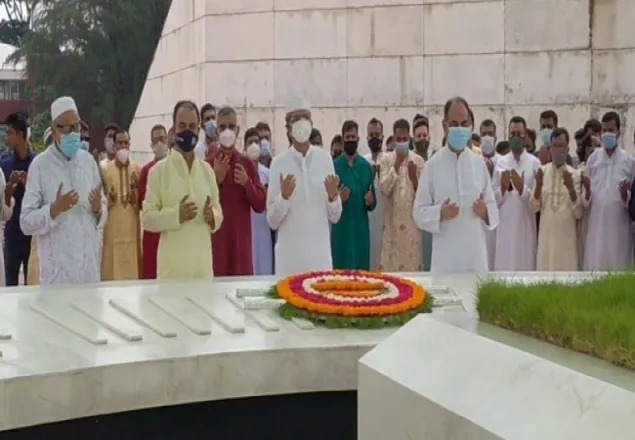 জিয়ার সমাধিতে বিএনপির শ্রদ্ধা ও দোয়া মুনাজাত
