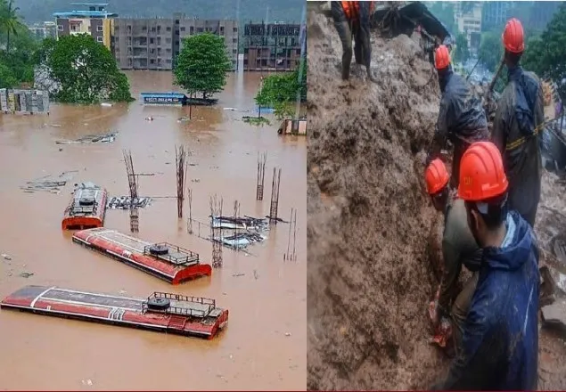 মহারাষ্ট্রে ভূমিধসে ৩৬ জনের মৃত্যু, এখনও আটকা ৩০