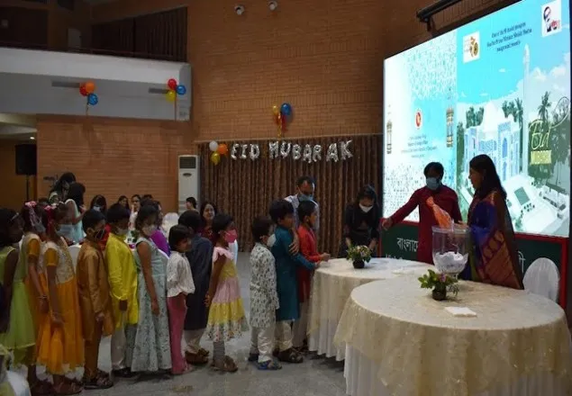 নয়া দিল্লীর বাংলাদেশ হাই কমিশনে ঈদ উদযাপন