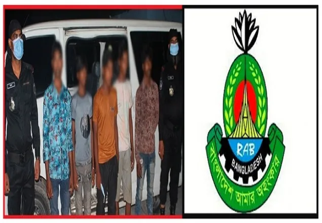 রাজধানীতে ‘বিচ্ছু বাহিনী’র ৫ সদস্য গ্রেফতার