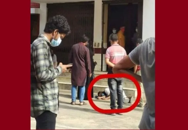 নমুনা পরীক্ষার লাইনে দাঁড়িয়েই রোগীর মুত্যু