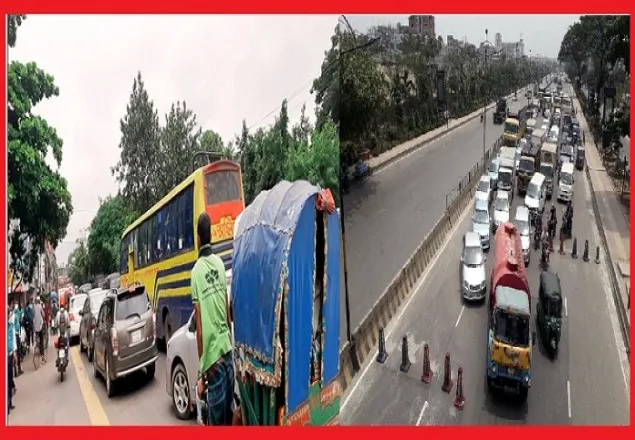 অধিকাংশ চেকপোস্ট ফাঁকা, লকডাউনে বেড়েছে যানজট