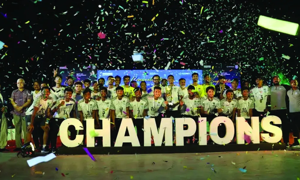 সংবর্ধনায় আলো ঝলমলে অনুষ্ঠানে সাফজয়ী যুবাদের অর্থ পুরস্কারের ঘোষণা