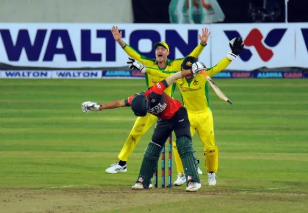 চতুর্থ ম্যাচে বাংলাদেশের সংগ্রহ ১০৪