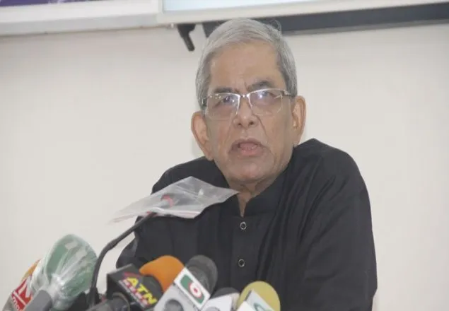 টিকাদানের ক্ষেত্রে সরকার সম্পূর্ণ ব্যর্থতার পরিচয় দিয়েছে: মির্জা ফখরুল