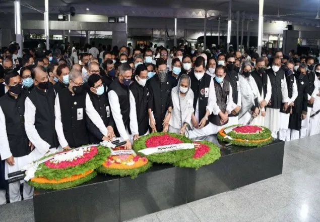 বঙ্গবন্ধুর প্রতি আওয়ামী লীগের শ্রদ্ধা