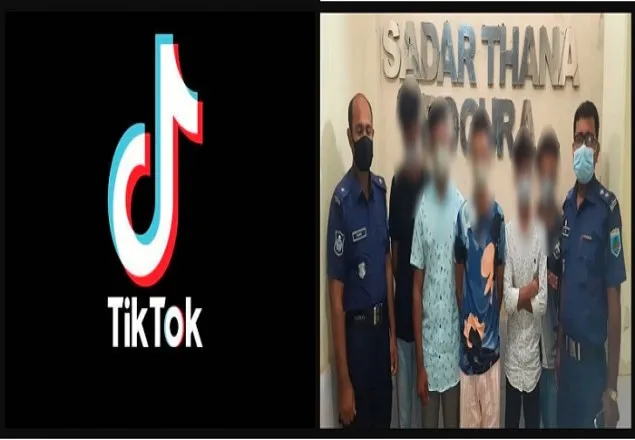 জাতীয় সংগীতের অবমাননা করে ভিডিও, ৫ টিকটকার আটক