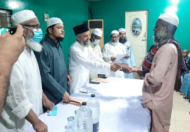সেজান জুস কারখানার অগ্নিকান্ডে নিহতদের পরিবারকে জামায়াতের সহায়তা