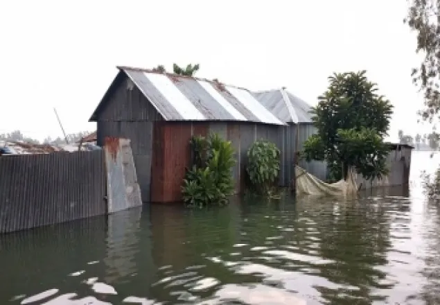 সিরাজগঞ্জে যমুনা নদীর পানি বিপৎসীমার ওপরে