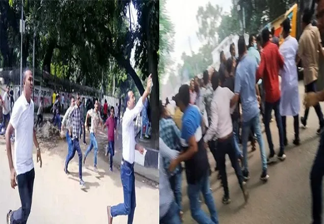 ঢাবিতে ছাত্রদলের মিছিলে ছাত্রলীগের হামলা : আহত ১০