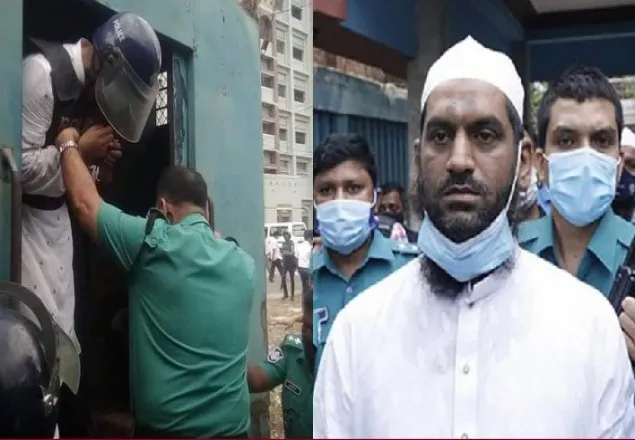 খুলনার আদালতে মাওলানা মামুনুল হক