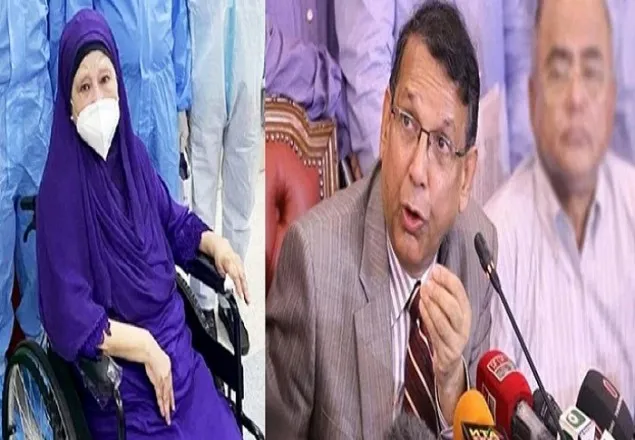 চিকিৎসা নিতে বিদেশ যাওয়ার আগে খালেদা জিয়াকে জেলে যেতে হবে : আইনমন্ত্রী