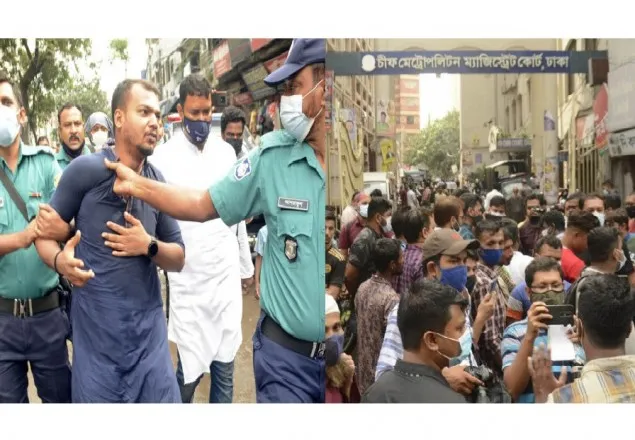 ইভ্যালি’র রাসেলের মুক্তি চেয়ে বিক্ষোভ