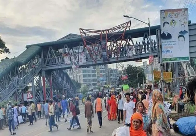 কাঁচপুরে বকেয়া বেতনের দাবিতে আজও সড়ক অবরোধের চেষ্টা