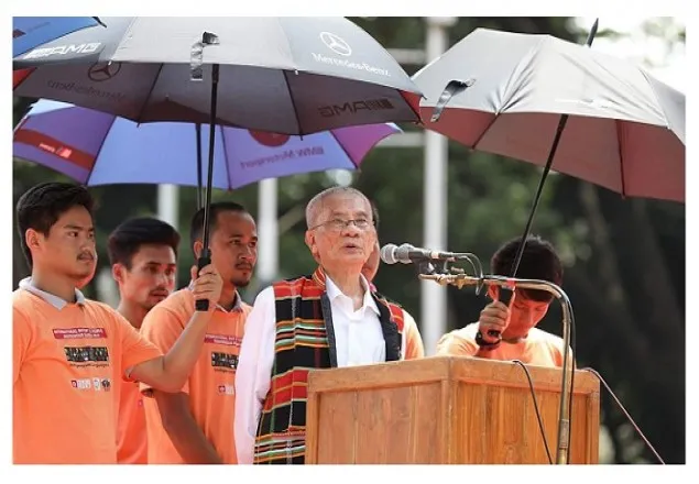 স্বাধীনতার ৫০ বছর পর বাংলাদেশের ভোটার হলেন সন্তু লারমা