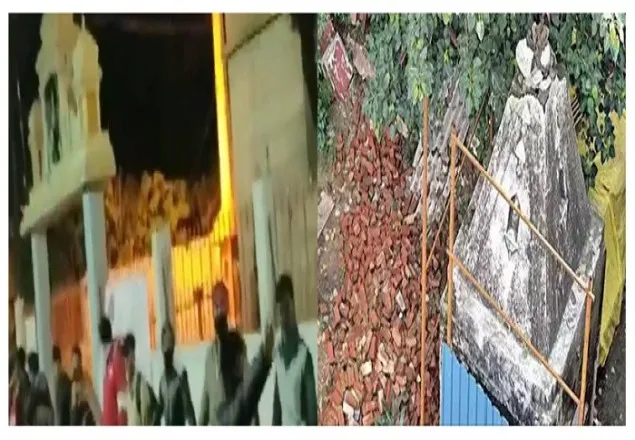 ভারতে মন্দির রক্ষা করে দিলেন মুসলিম বাসিন্দারা