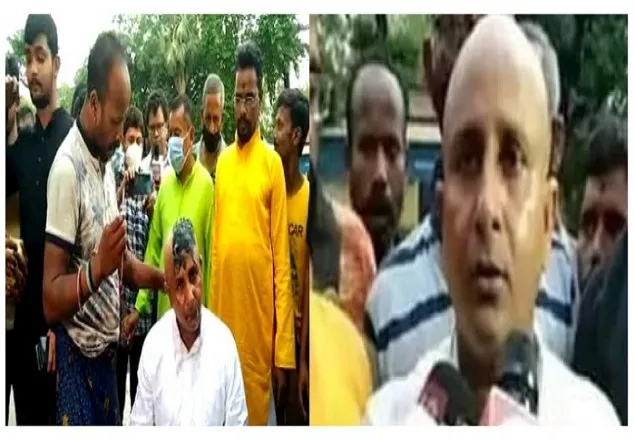 ভারতে মাথা মুড়িয়ে তৃণমূলে যোগ দিলেন বিজেপি বিধায়ক