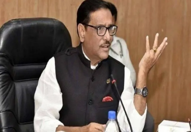 বিএনপি নিজেদের দলের গণতন্ত্র গুম করে বাইরে গণতন্ত্র খুঁজে বেড়ায় : ওবায়দুল কাদের