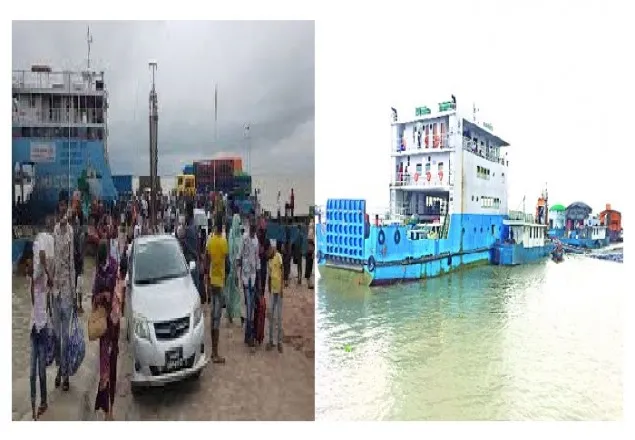 পদ্মায় দুর্ঘটনা এড়াতে ফেরি চলাচল বন্ধ