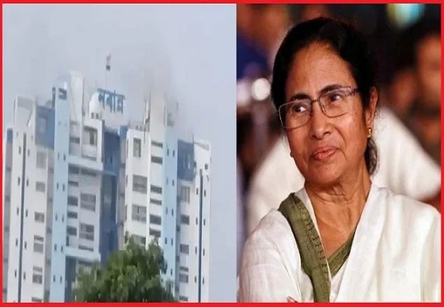 পশ্চিমবঙ্গের মুখ্যমন্ত্রী মমতার নবান্নে আগুন
