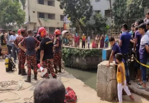 মিরপুরে খালে পড়ে অজ্ঞাত ব্যক্তি নিখোঁজ