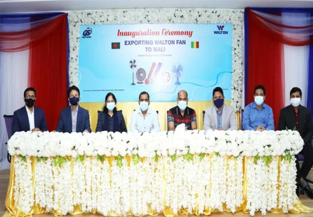 আফ্রিকার মালিতে ফ্যান রপ্তানি করছে ওয়ালটন