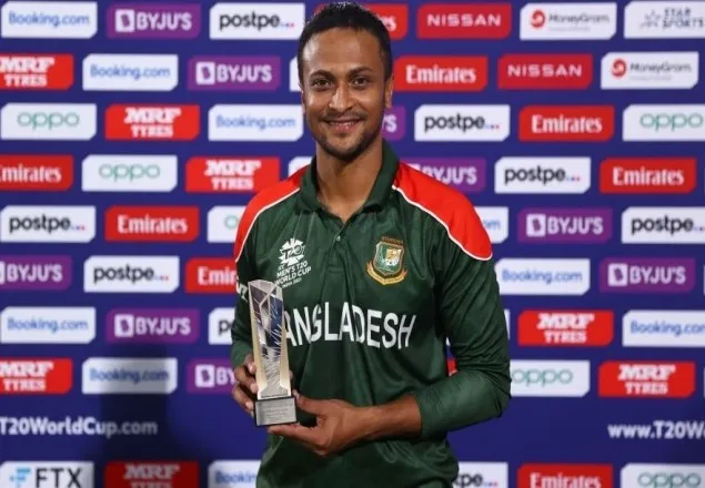 টানা দ্বিতীয় ম্যাচসেরা সাকিব আল হাসান