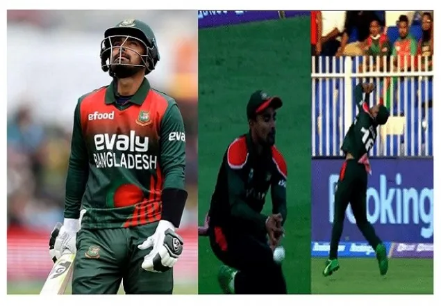 বাংলাদেশের পরাজয়ের দিনে লিটনের ক্যাচ মিসের মহড়া