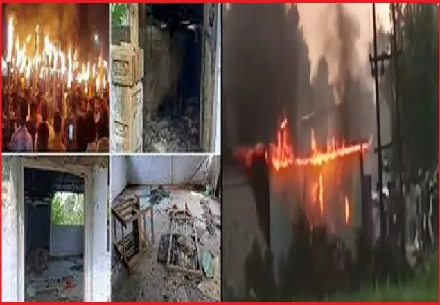 ত্রিপুরায় সংখ্যালঘু-মুসলিমদের দোকানে আগুন, মসজিদ ভাঙচুর ও বাড়িঘর লুটপাট