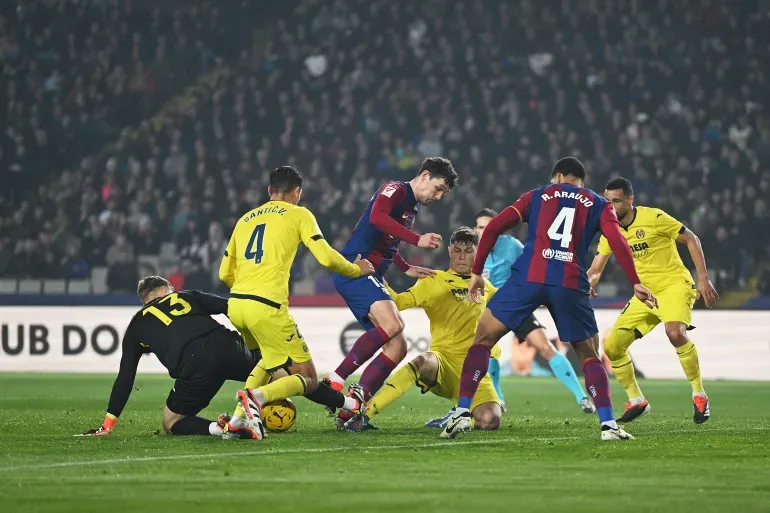 فياريال يصعق برشلونة وتشافي يعلن الرحيل في نهاية الدوري الإسباني