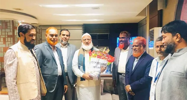 দেশে ফিরেছেন জামায়াতের আমির