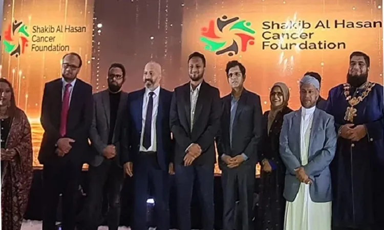 যুক্তরাজ্যে যাত্রা শুরু সাকিবের ক্যান্সার ফাউন্ডেশনের