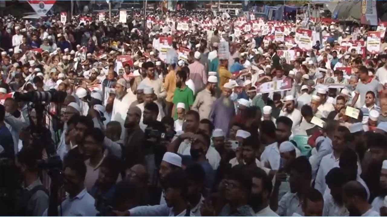 ১১ দলীয় ঐক্যের ঢাকা-খুলনা লংমার্চের উদ্বোধন
