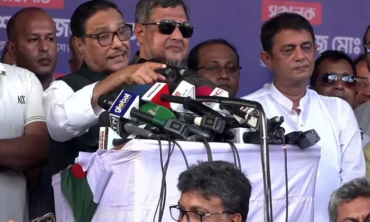 তারেকের বিরুদ্ধে খেলা হবে: ওবায়দুল কাদের
