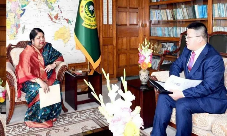 স্পিকারের সঙ্গে চীনা রাষ্ট্রদূতের সাক্ষাৎ