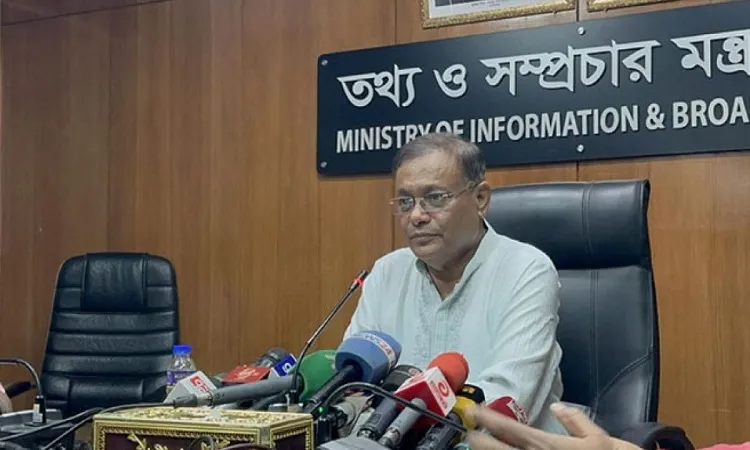 সংলাপ নিয়ে বিদেশিরা কাউকে তাগাদা দেয়নি: তথ্যমন্ত্রী