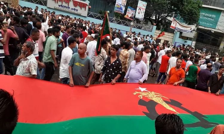 বিএনপির প্রতিষ্ঠাবার্ষিকীর র‌্যালি শুরু