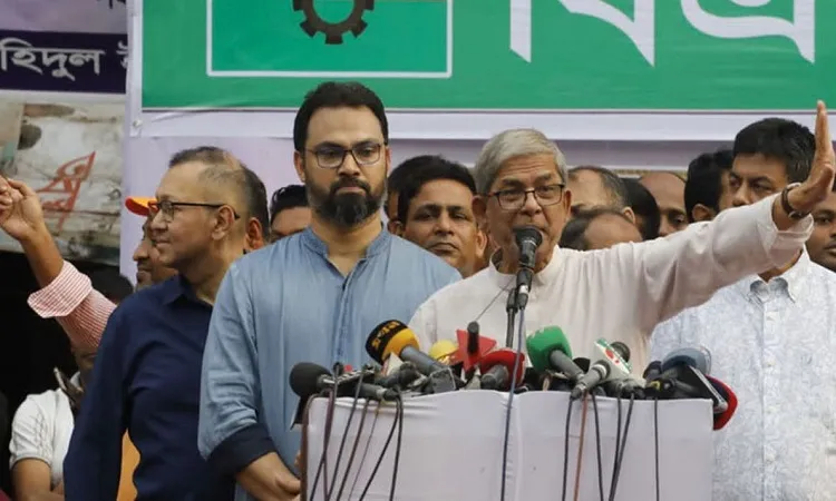 আজ শুধু সমুদ্রে নয়, রাজনীতিতেও ঝড় উঠেছে : মির্জা ফখরুল