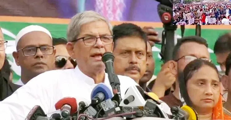 সংঘাত নয়, শান্তিপূর্ণভাবে ক্ষমতার পরিবর্তন চাই: ফখরুল