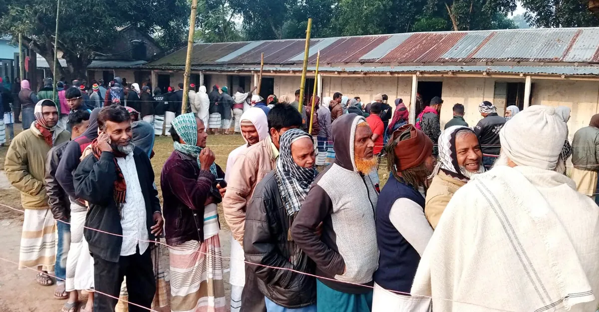 চতুর্থ ধাপে ইউপি নির্বাচনে ভোটগ্রহণ শুরু