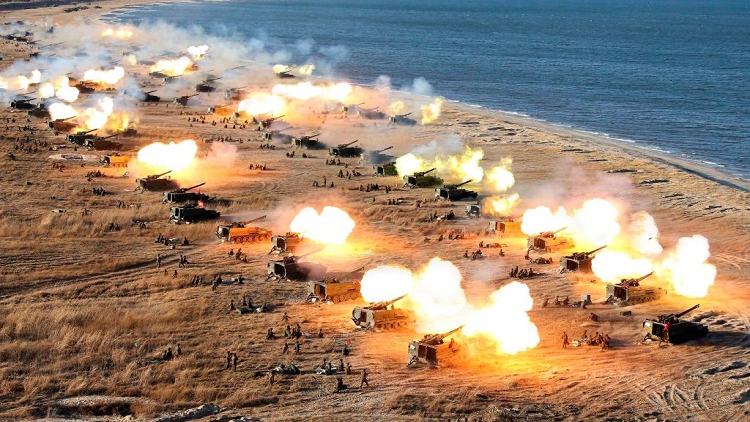 North Korea fires 130 artillery rounds after S Korea-US drills